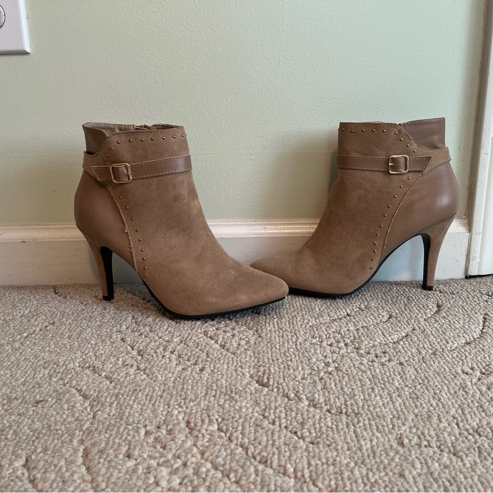 Tan Booties